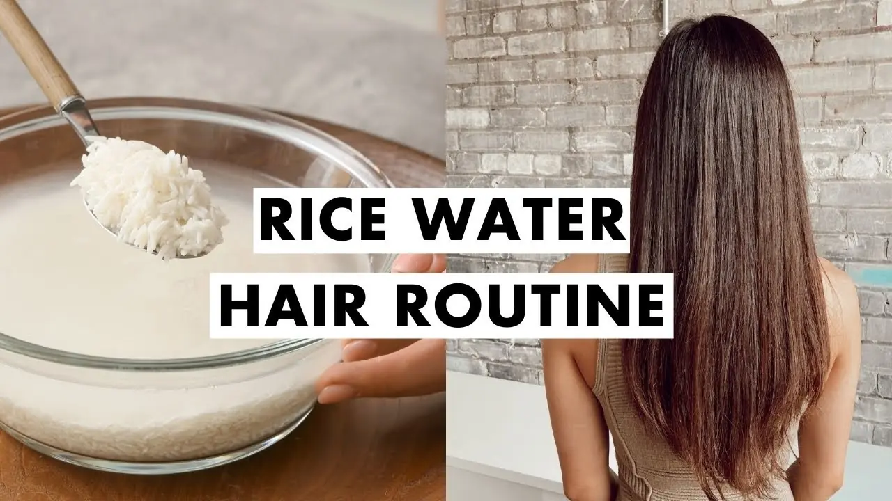 Rice water for thick hair growth