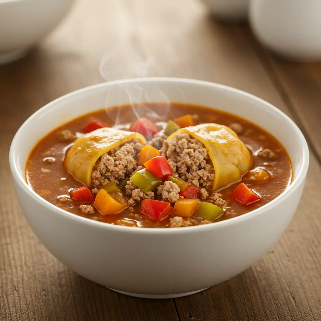 Stuffed Pepper Soup Recipe – Hearty, Comforting, and Full of Flavor