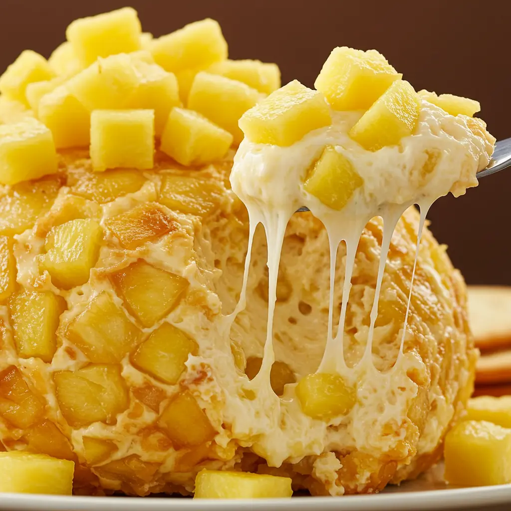 Heavenly Pineapple Cheeseball Recipe – A Sweet and Savory Appetizer Delight