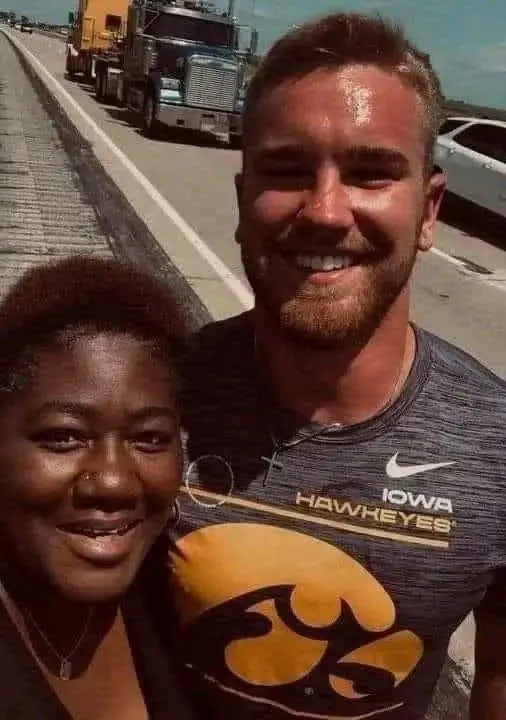 Iowa Hawkeye Football Player Zach Twedt Turns Flat Tire Fiasco into a Heartwarming Rescue