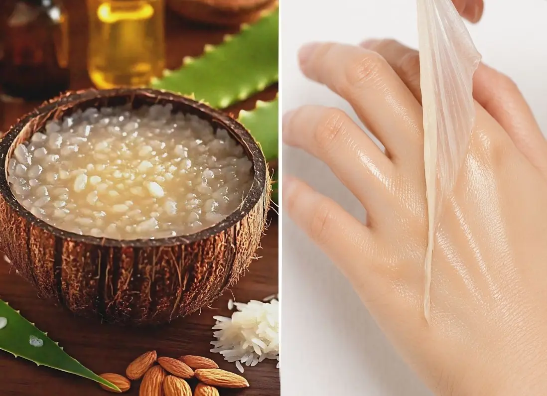 Homemade Korean Rice Face Cream For Wrinkle Free, Young Skin