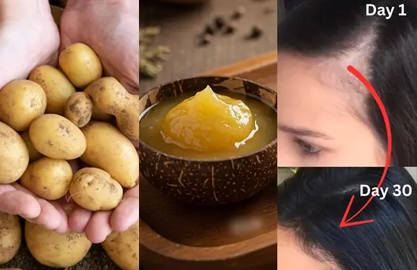 How to use potato to make your hair grow faster