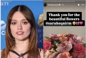 Aimee Lou Wood shares the gift Sarah Sherman sent her after the 'mean' SNL parody.