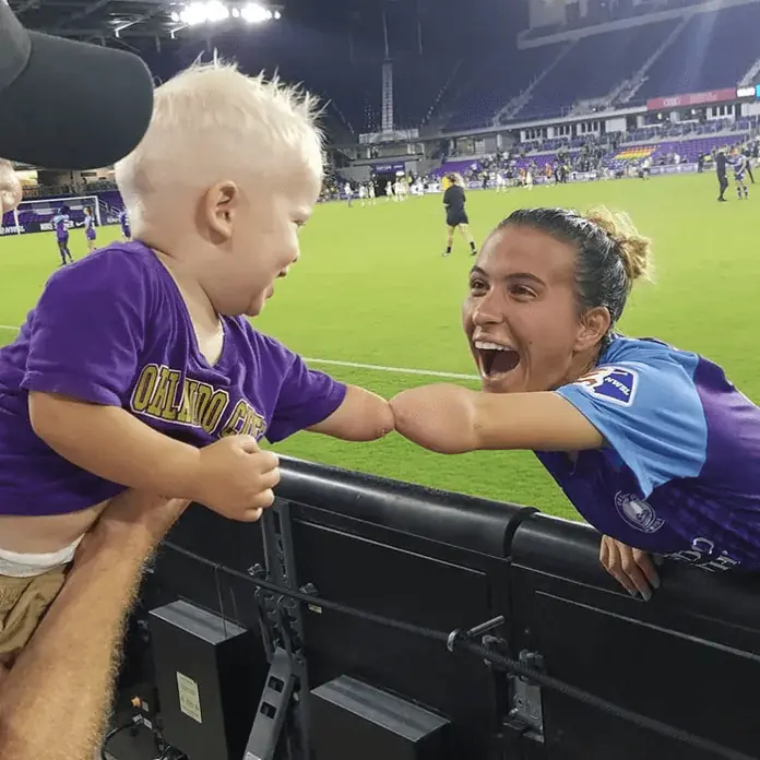 Little Joseph Meets Football Star Carson Picket and Finds Inspiration