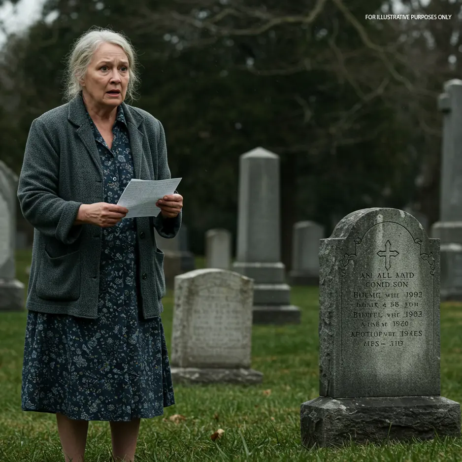 FOR 23 YEARS, SHE LEFT HER SON’S FAVORITE PIE AT HIS GRAVE—BUT THIS TIME, SHE FOUND A NOTE WAITING FOR HER