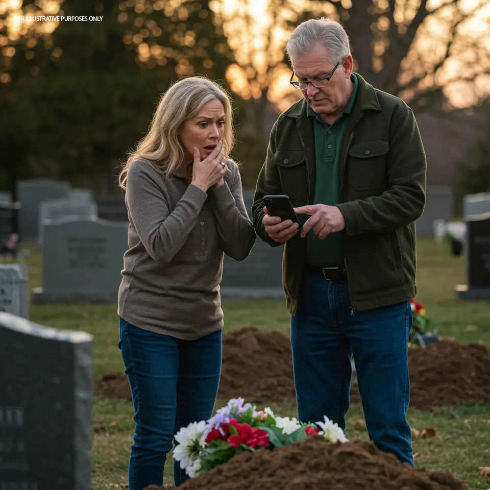The Stranger Leaving Flowers at My Husband’s Grave Taught Us More Than We Expected