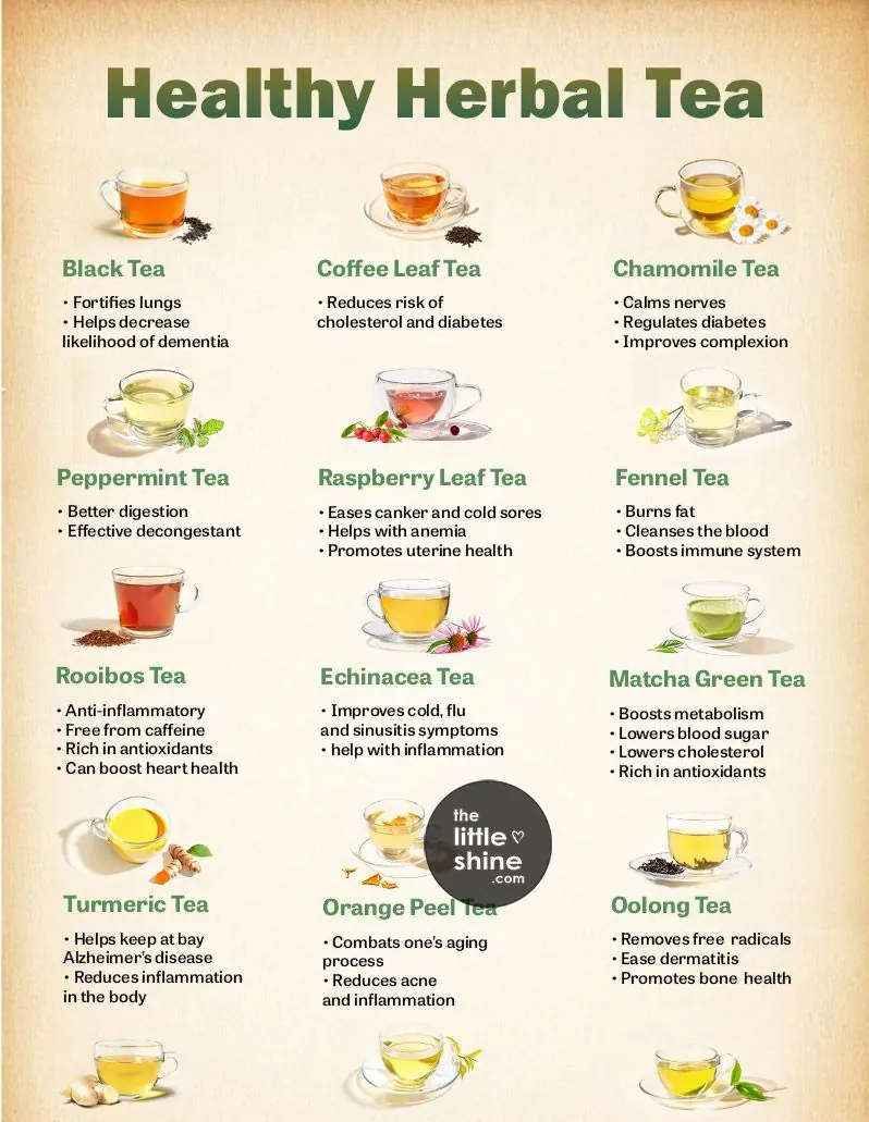 Healthy herbal tea
