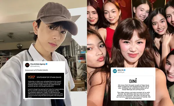 BINI, GAT’s Ethan, Castro ‘take full accountability’ for viral video