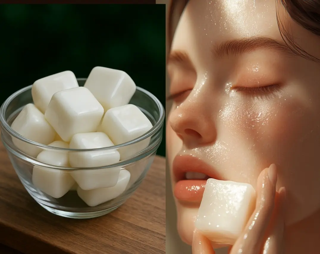 Glow Ice: Rice Water Cubes to Shrink Pores and Get Clear, Radiant Skin