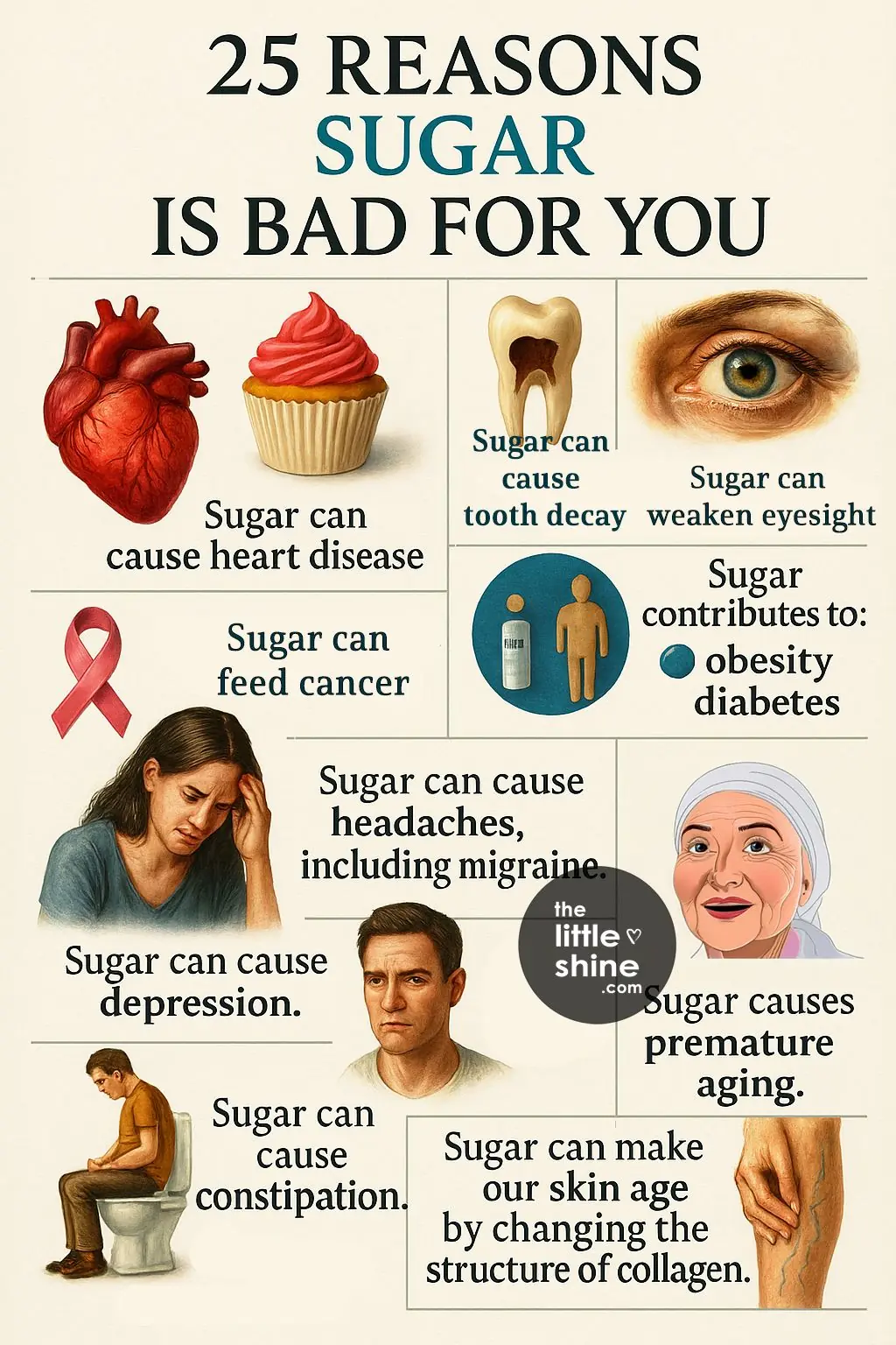 EFFECTS OF SUGAR ON YOUR BODY