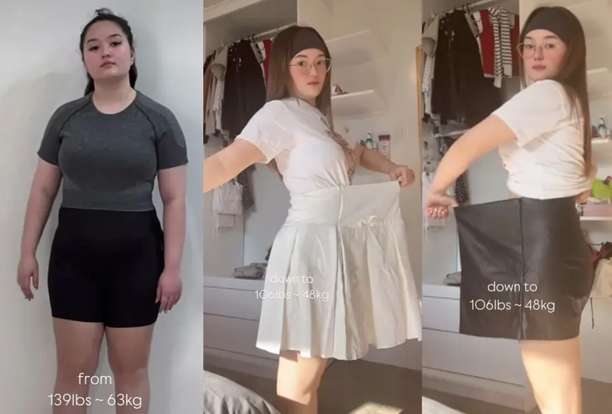Netizens are shocked by the impressive weight loss journey of Mika Dela Cruz