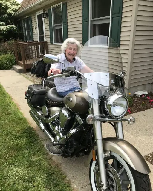 Grandma Turned 83 And Gave Herself a Motorcycle