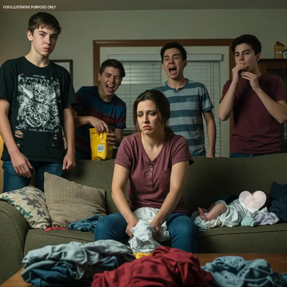 I Was M0cked for ‘Just Cleaning All Day’ by My Teen Son and His Friends, Then I Taught Them a Lesson They’ll Never Forget