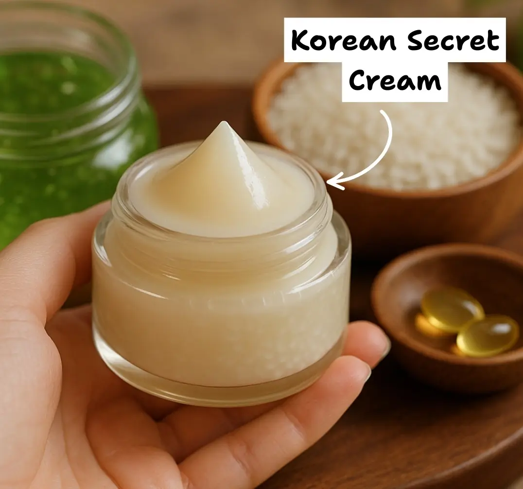 Homemade Korean Rice Cream: DIY Natural Anti-Aging Elixir for Radiant, Youthful Skin