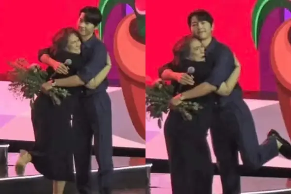Janice de Belen receives flowers, unlimited hugs from Song Joong-ki