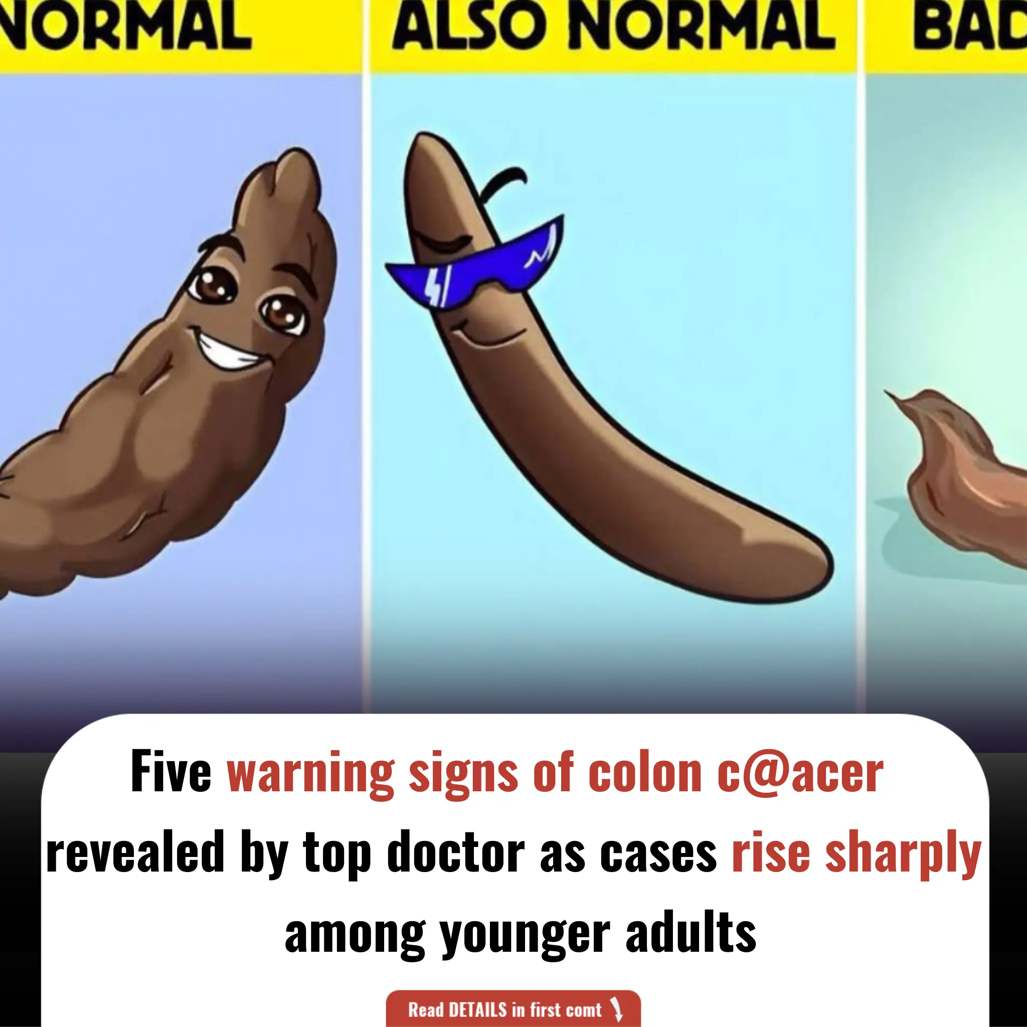 Five warning signs of colon c@ncer revealed by top doctor as cases rise sharply among younger adults