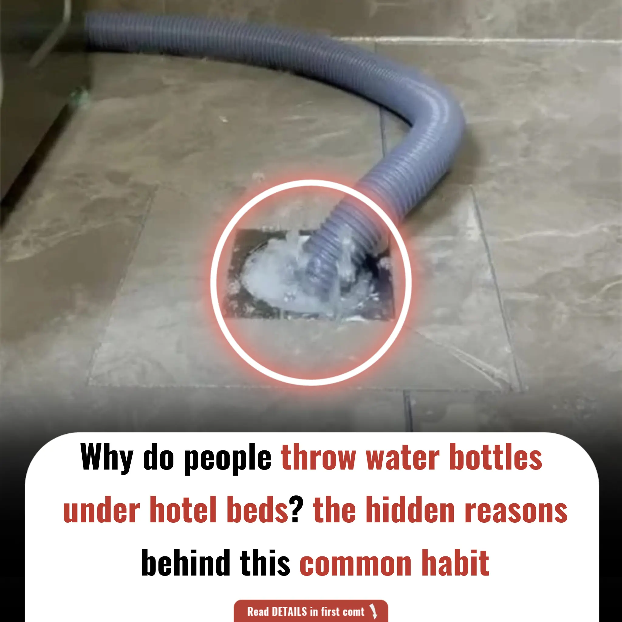 Why you should never insert your washing machine drain hose directly into the floor drain: expert advice