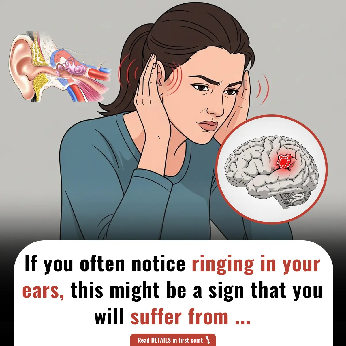 If you often notice ringing in your ears, this might be a sign that you will suffer from ...