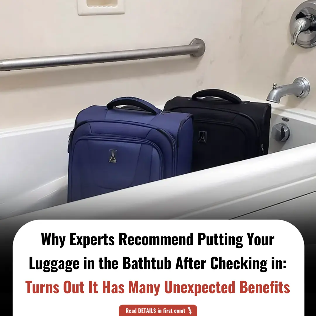 Why Experts Recommend Putting Your Luggage in the Bathtub After Checking in: Turns Out It Has Many Unexpected Benefits