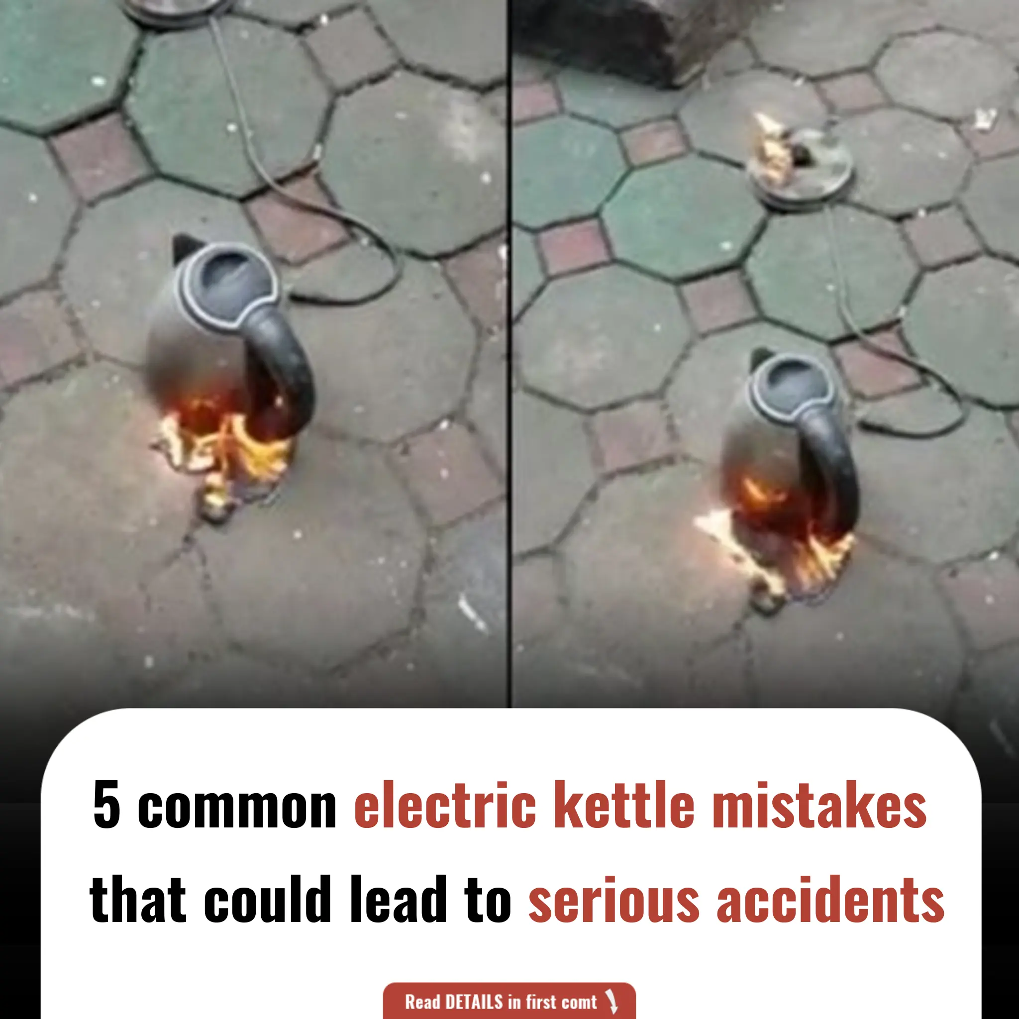 5 Common Electric Kettle Mistakes That Could Lead to Serious Accidents