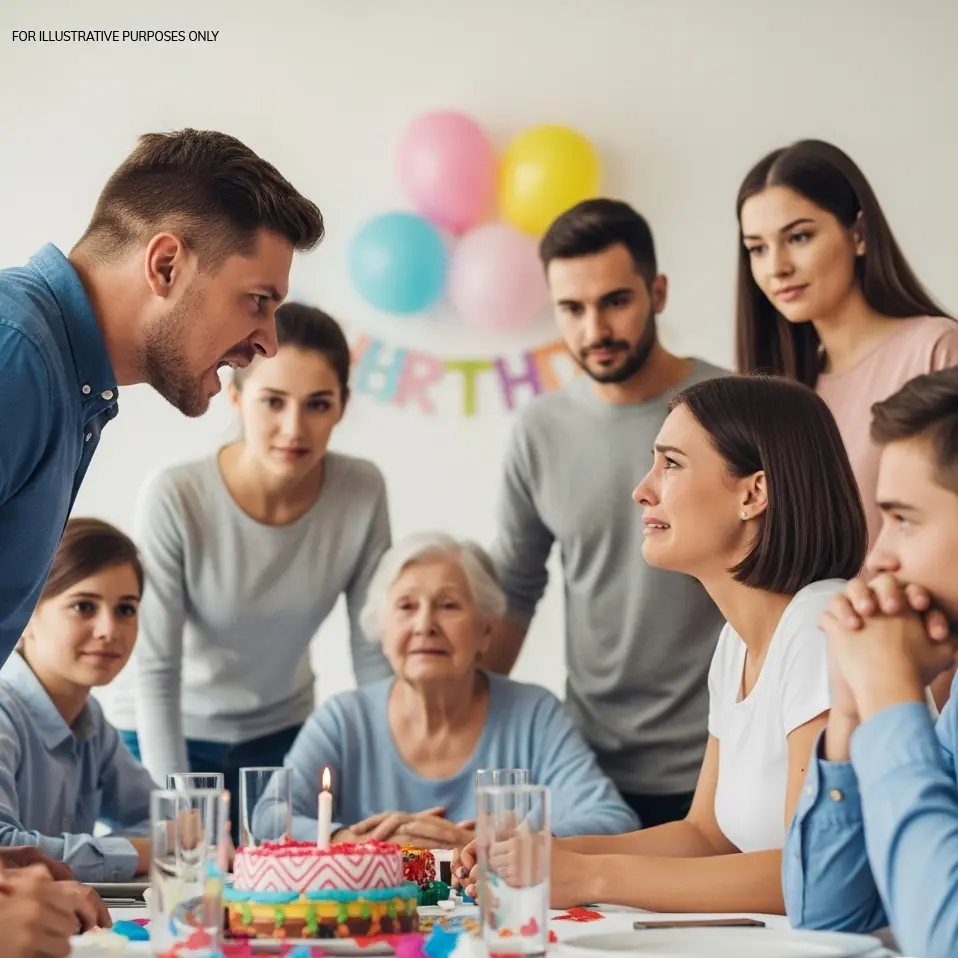 MY HUSBAND'S CR:U:EL 'J0KE' AT HIS MOTHER'S PARTY WAS THE LAST STRAW