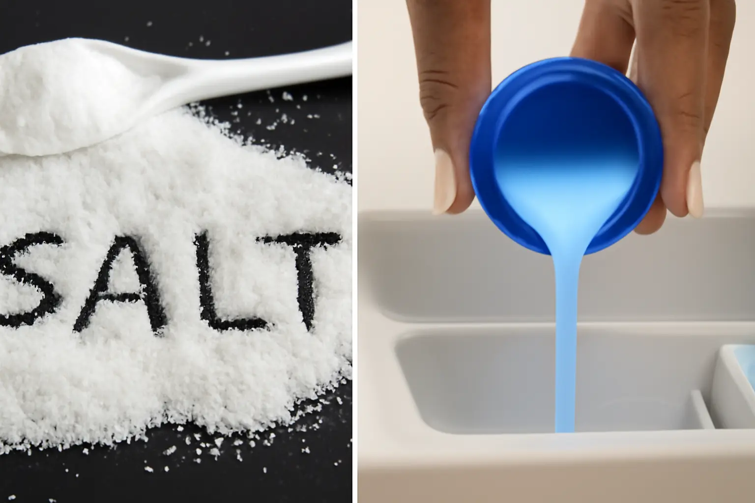 Mix white salt with fabric softener, solve many household problems, save a lot of money