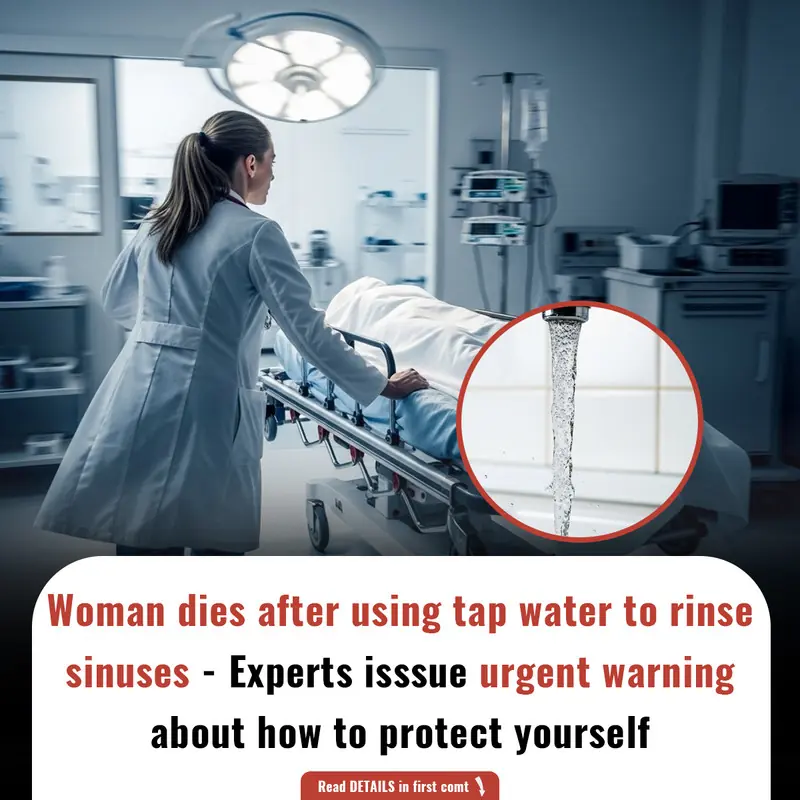 Texas Woman D!es After Using Contaminated Tap Water for Sinus Rinse