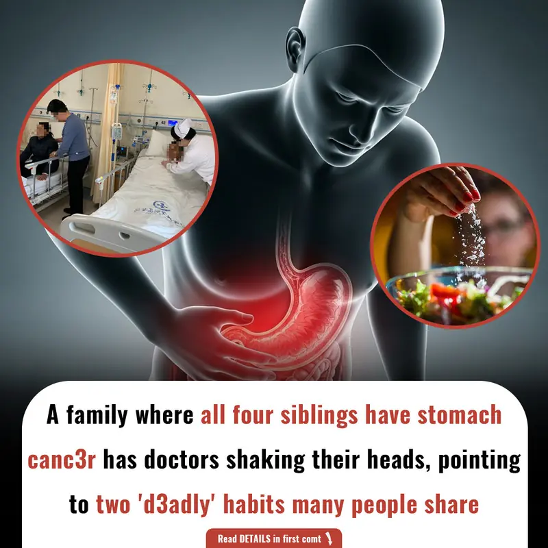 Four Brothers Diagnosed with Stomach C@ncer: Doctors Identify Two Common Habits as Major Risk Factors