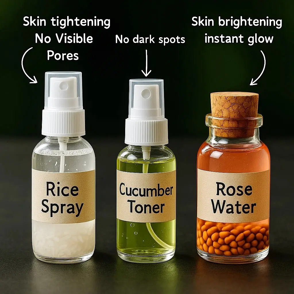 5 Homemade Skin Toners for Glowing Skin, Acne, and Dark Spots: Natural Remedies for Healthy, Radiant Skin