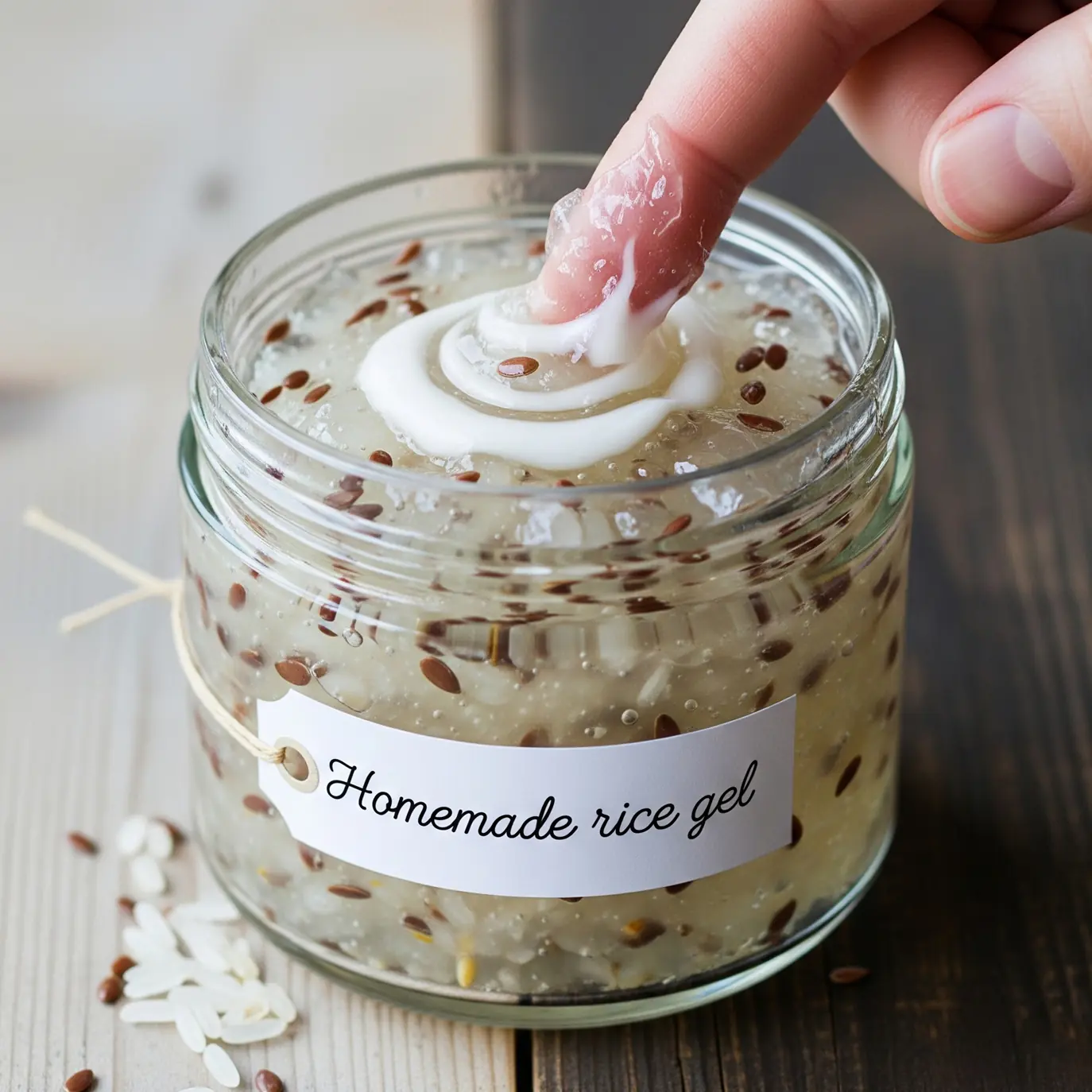 Homemade Rice and Flaxseed Gel: A Natural Skincare Miracle for Youthful, Glowing Skin