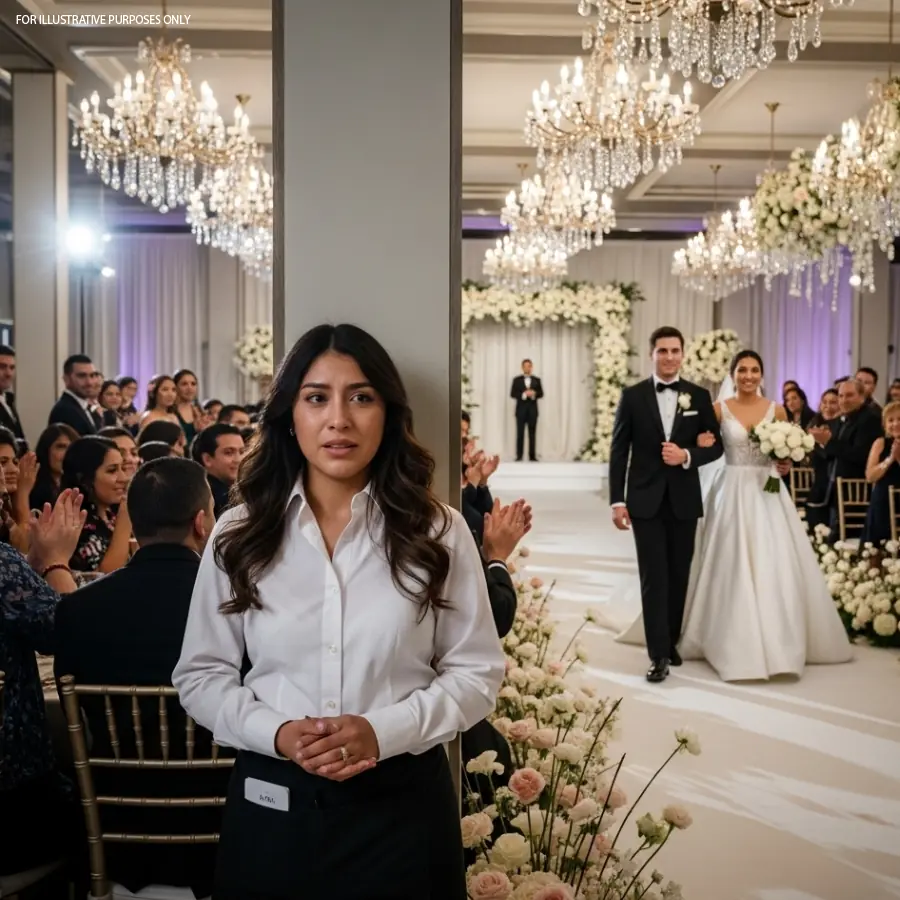 Working as a Waitress at a Wedding, I Froze When I Saw My Own Husband Dressed as the Groom