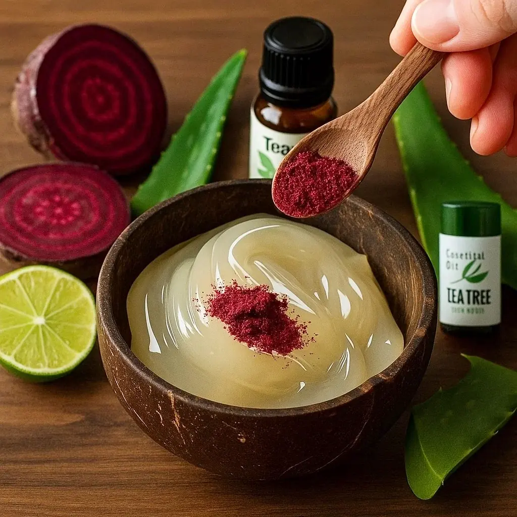 DIY Beetroot Face Gel for Clear, Rosy Cheeks & Youthful Skin – Your Secret to Natural Beauty