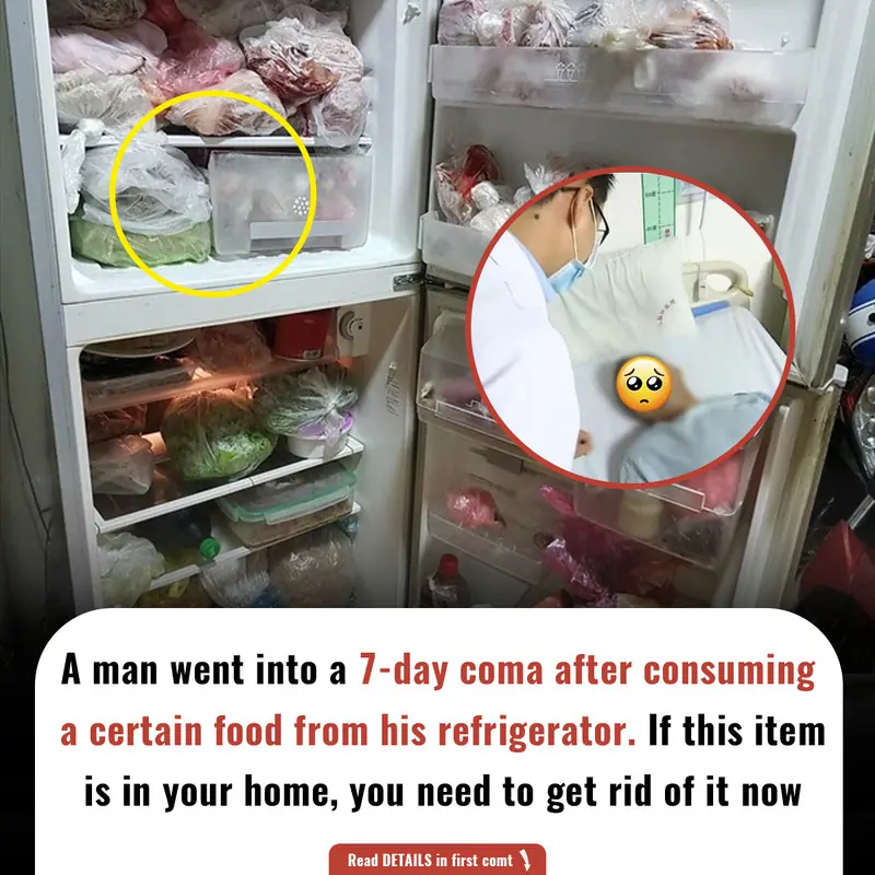 Silent Refrigerator Menace: Man Falls into Coma After Eating Forgotten Frozen Food