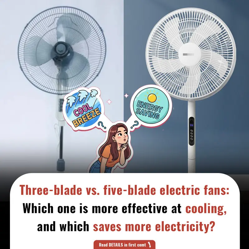 3-Blade vs. 5-Blade Fans: Which Cools Better? The Truth Behind Common Misconceptions