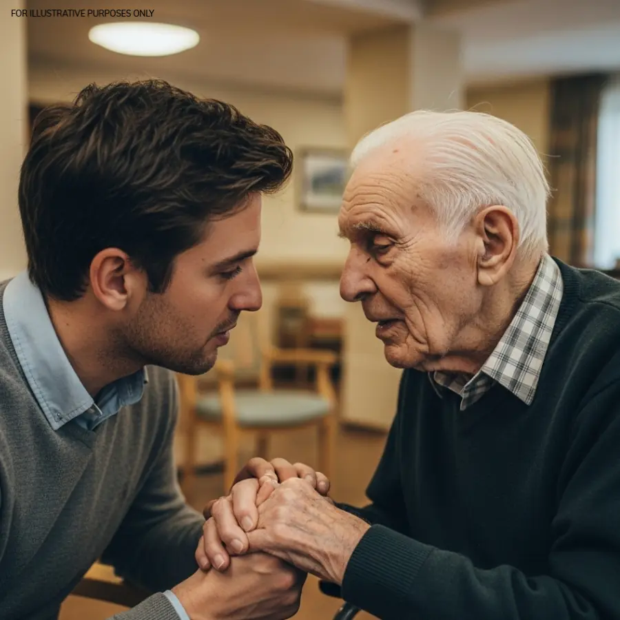 The Elderly Man at the Nursing Home Held My Hand—Then Shared a Secret That Changed Everything