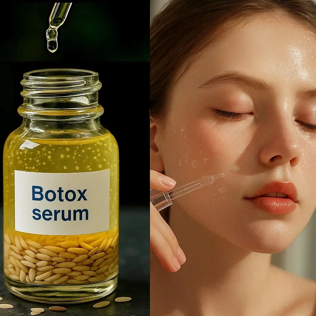 Flaxseed and Rice Anti-Aging Serum: The Natural Formula for Youthful, Radiant Skin