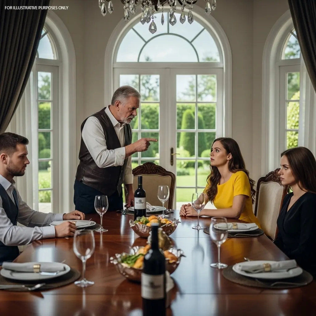 AT THE FAMILY DINNER, DAD SAID "I’M PROUD OF ALL MY CHILDRENS… EXCEPT THE LOSER SITTING AT THE TABLE"