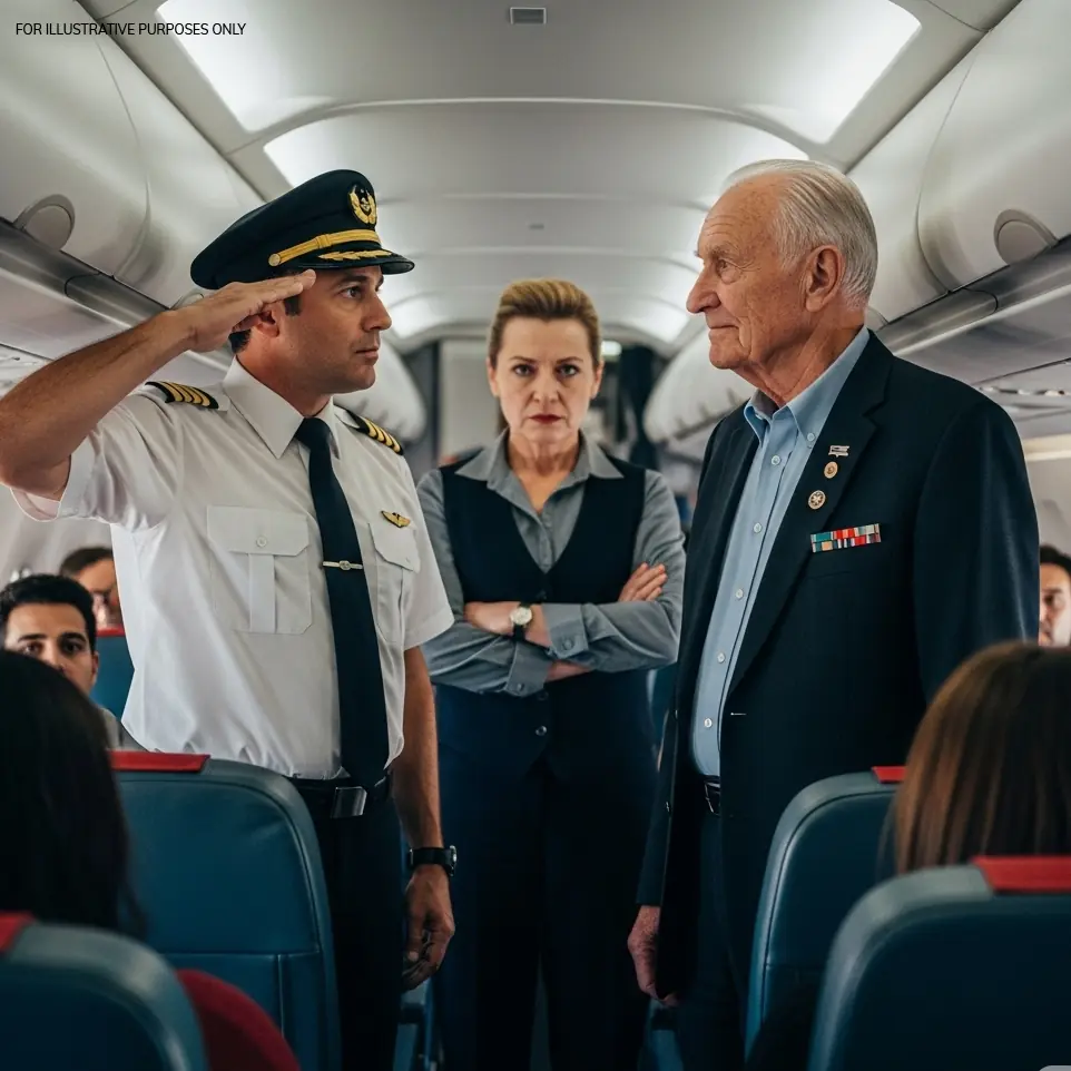 The Silent Hero: How a Simple Act of Respect on a Plane Changed Everything