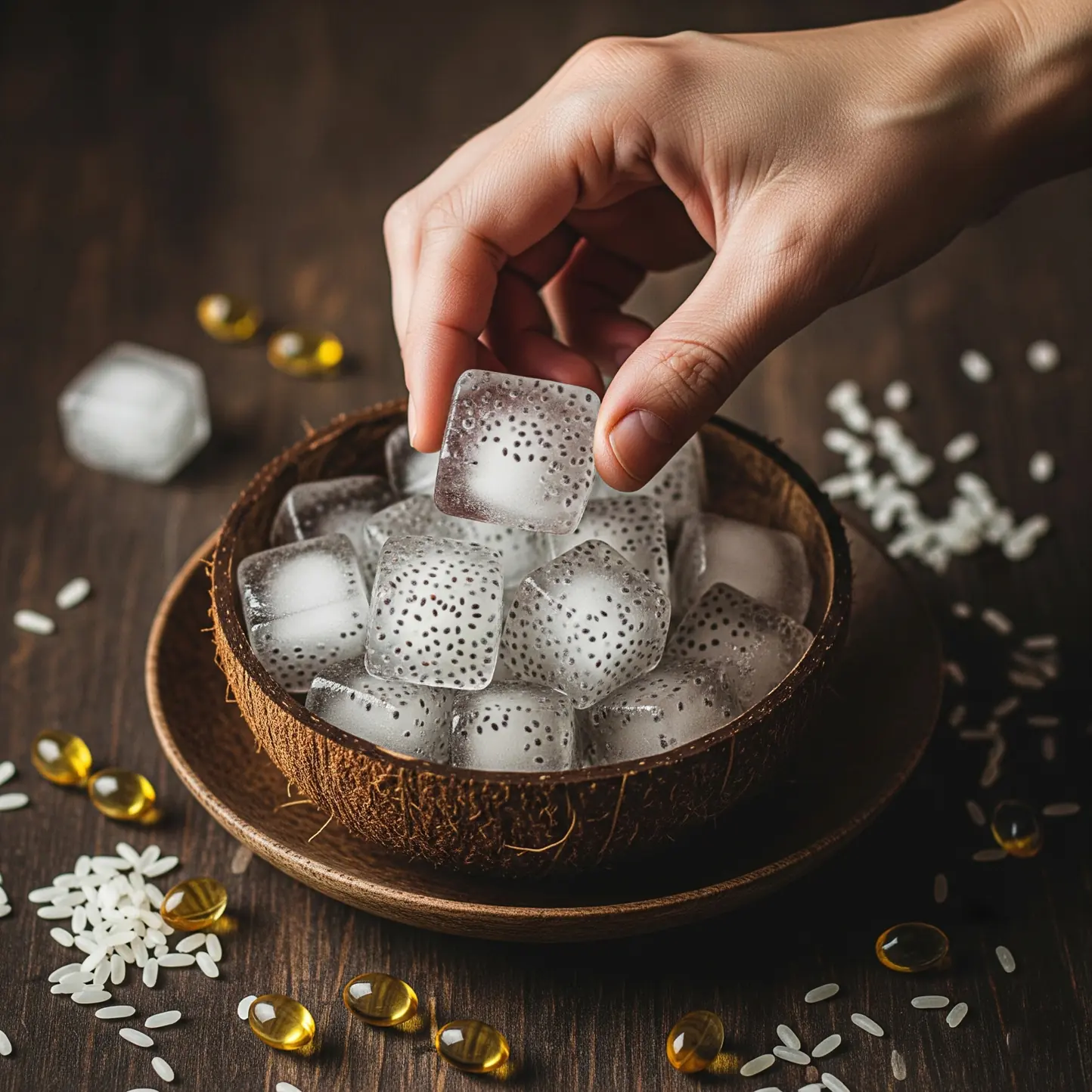 Homemade Rice Water Ice Cubes for Radiant, Flawless Skin: DIY Recipes for Clear, Glowing Skin