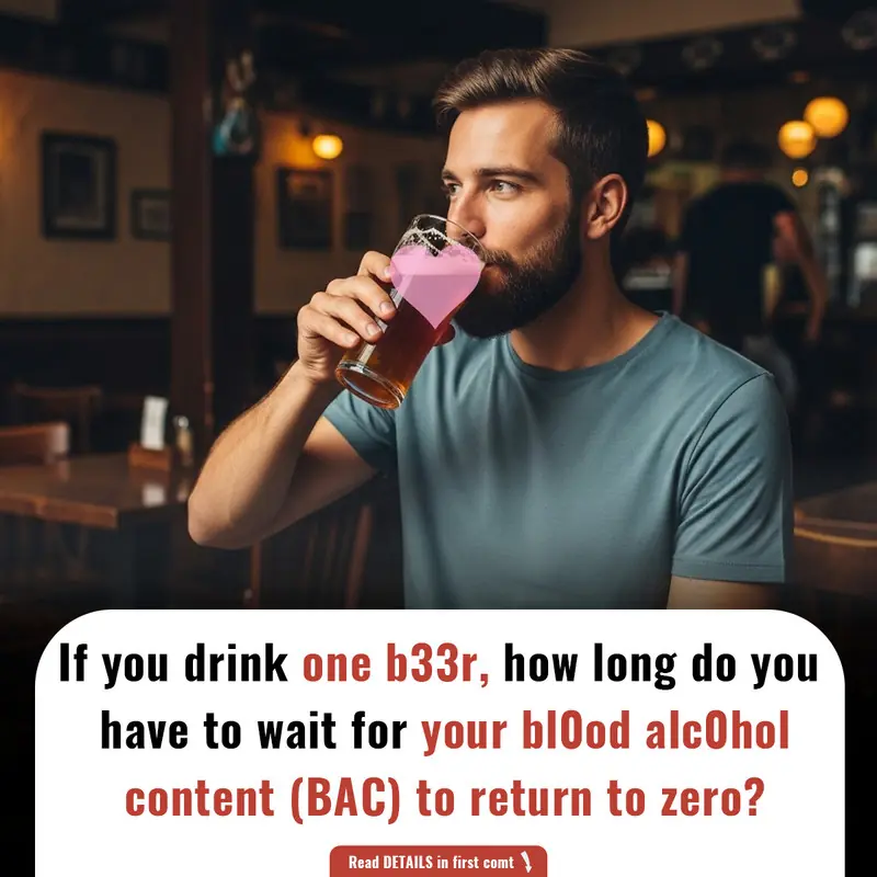 How Long Does It Take for Alc0h0l to Leave Your System After Drinking One B33r?