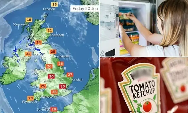 The 7 foods you MUST move to the fridge during the UK heatwave - including ketchup