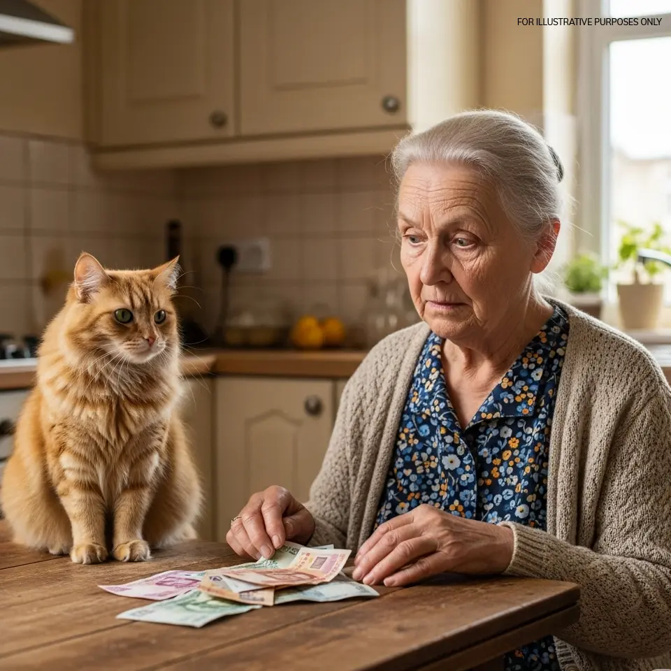 Older Lady Finds Money on Floor Every Day, Sees Her Cat Bring It and Follows Him