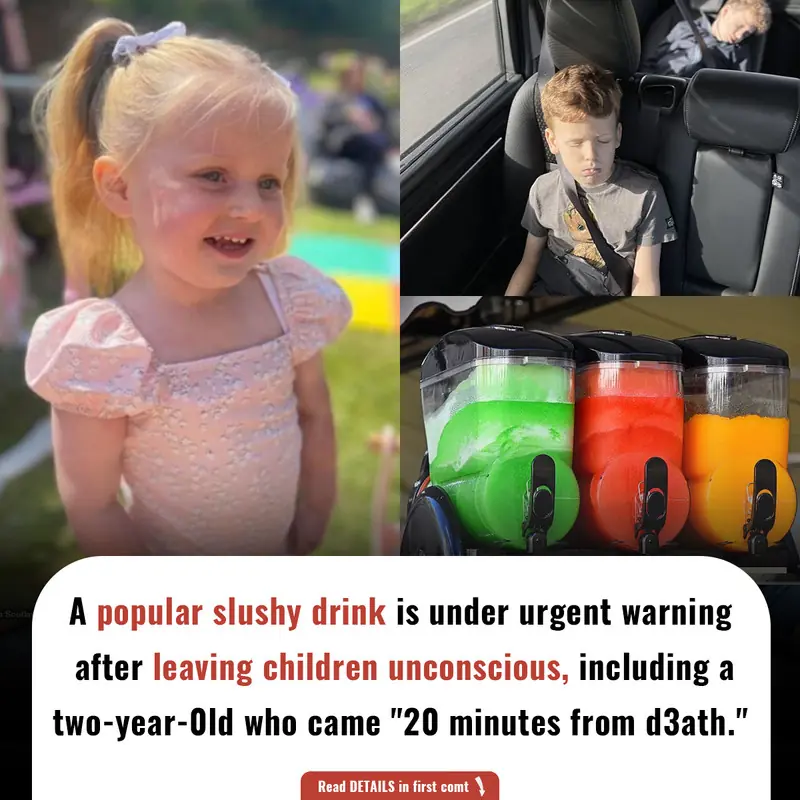 Sweet Treat or Silent Thre@t? Experts Warn of Hidden D@ngers in Slushies for Children