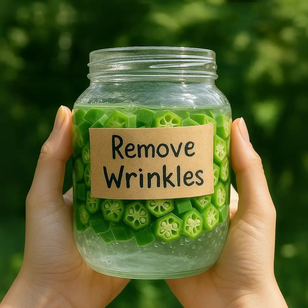 Homemade Okra Collagen Gel: The Natural Anti-Wrinkle Solution for Youthful Skin