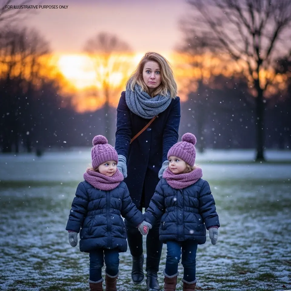 Woman Follows Two Twin Girls in Park. What She Uncovered Will Sh0ck You