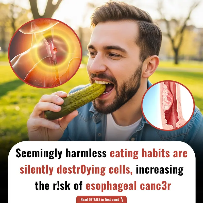 Seemingly harmless eating habits are silently destr0ying cells, increasing the r!sk of esophageal canc3r