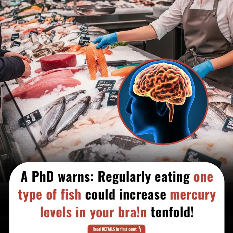 A PhD warns: Regularly eating one type of fish could increase mercury levels in your bra!n tenfold!