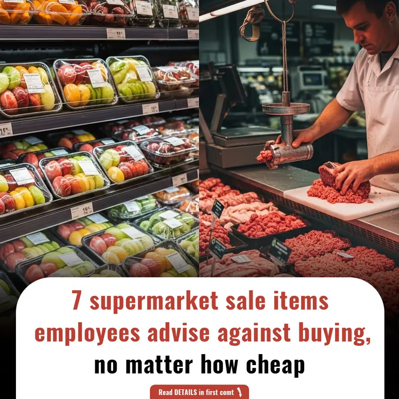 7 supermarket sale items employees advise against buying, no matter how cheap