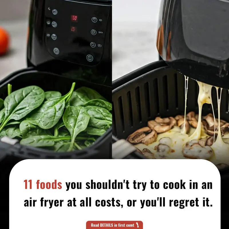 11 foods you shouldn't try to cook in an air fryer at all costs, or you'll regret it.