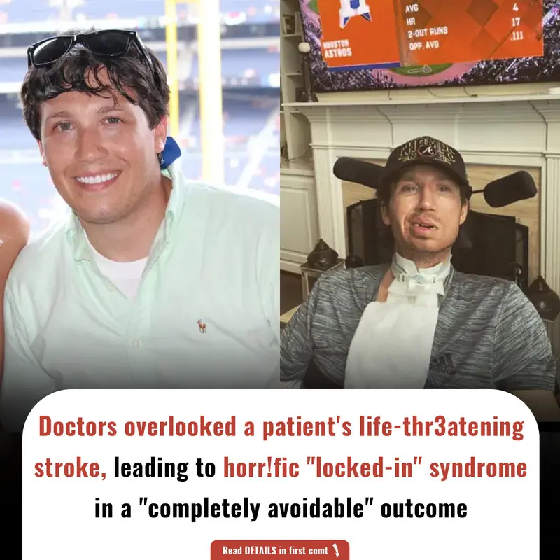 Doctors overlooked a patient's life-thr3atening stroke, leading to horr!fic "locked-in" syndrome in a "completely avoidable" outcome